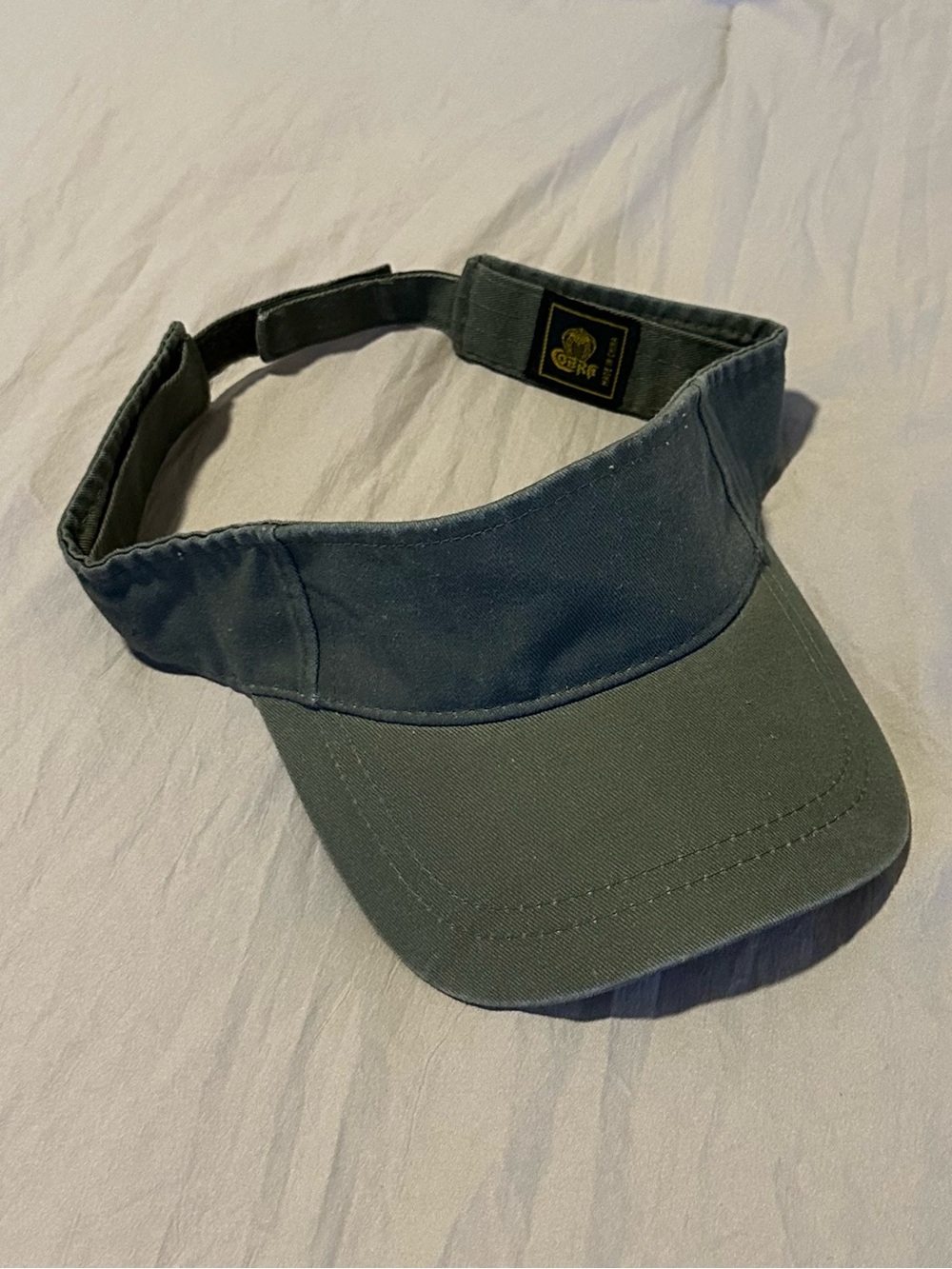 Cobra Army Green Visor Cap